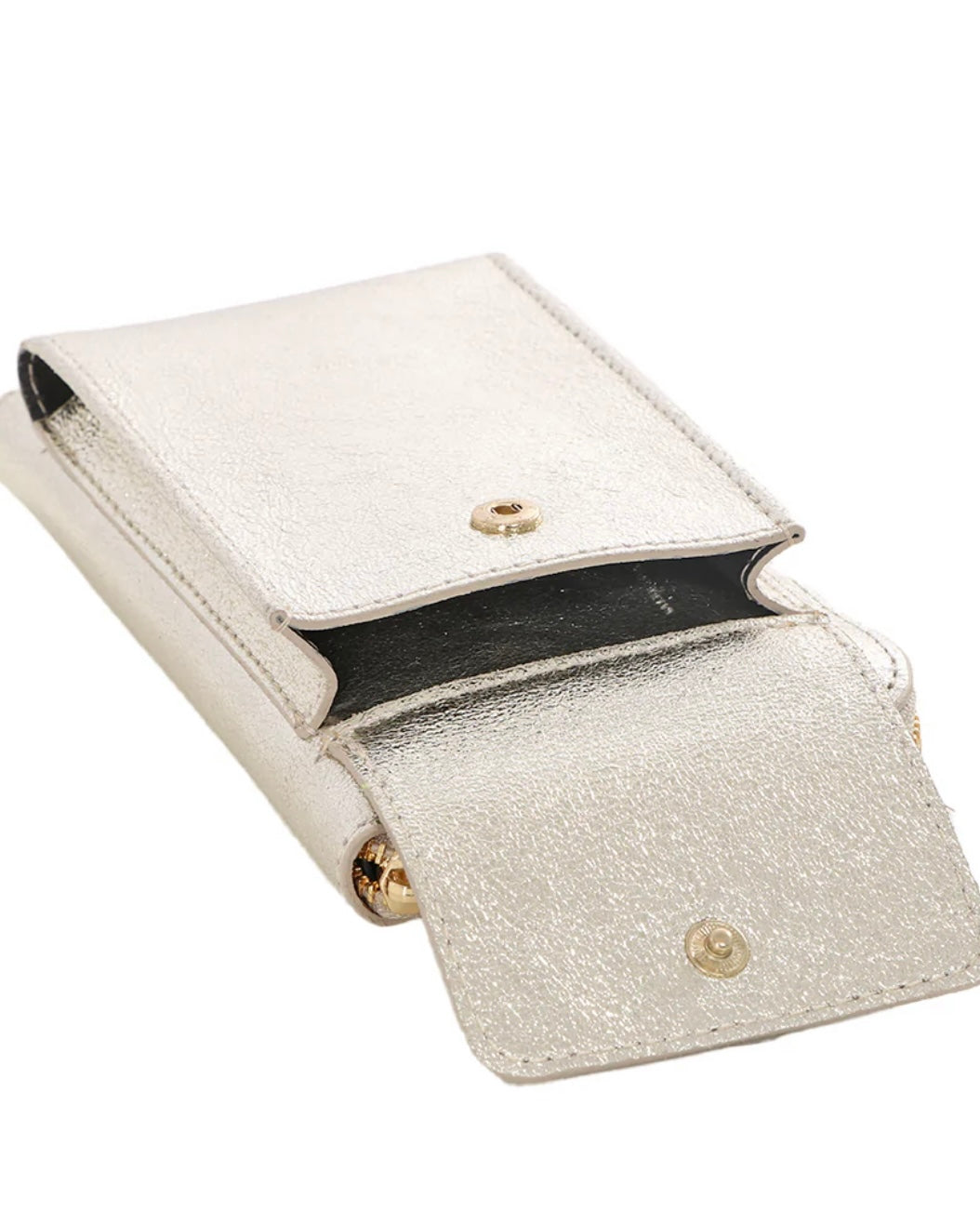 Cross Body Phone Bag - Gold