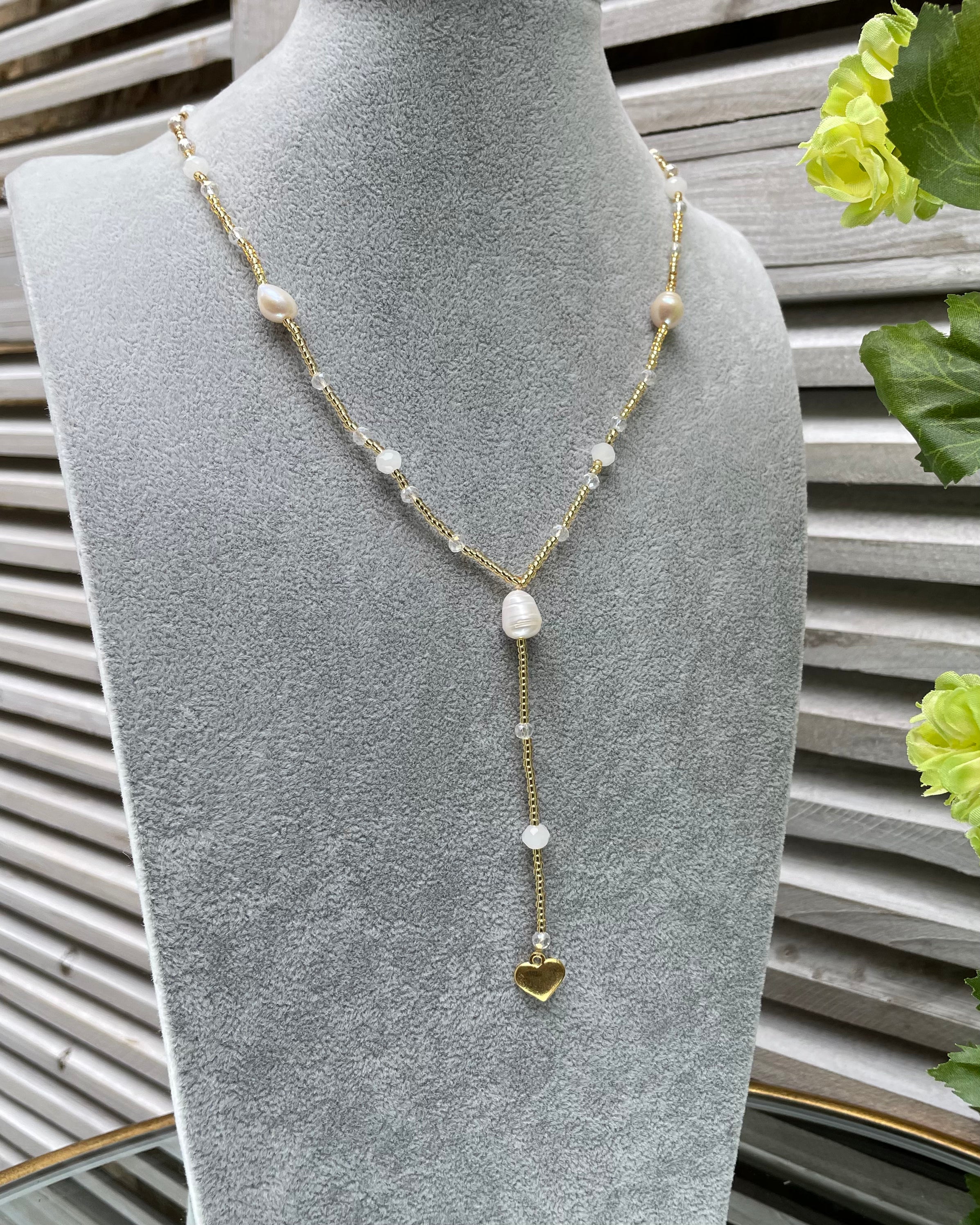 Bali Pearl Drop Necklace