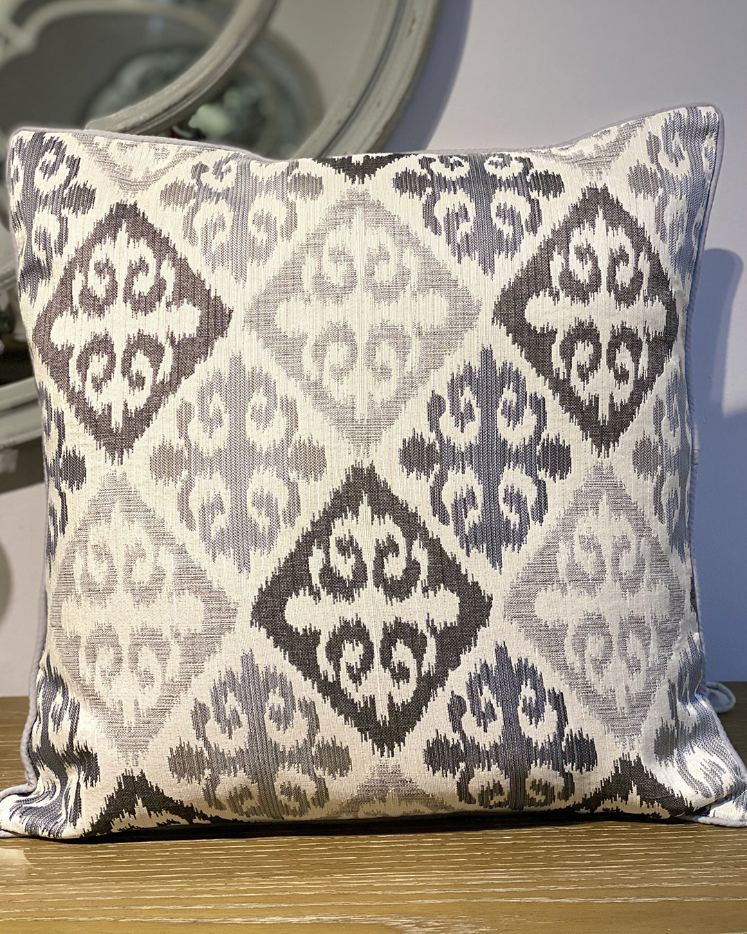 Kos Cushion Cover - Silver/Grey