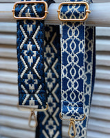 Bag Strap - Navy Prints