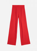 Pacome Wide-leg Trousers - Rouge