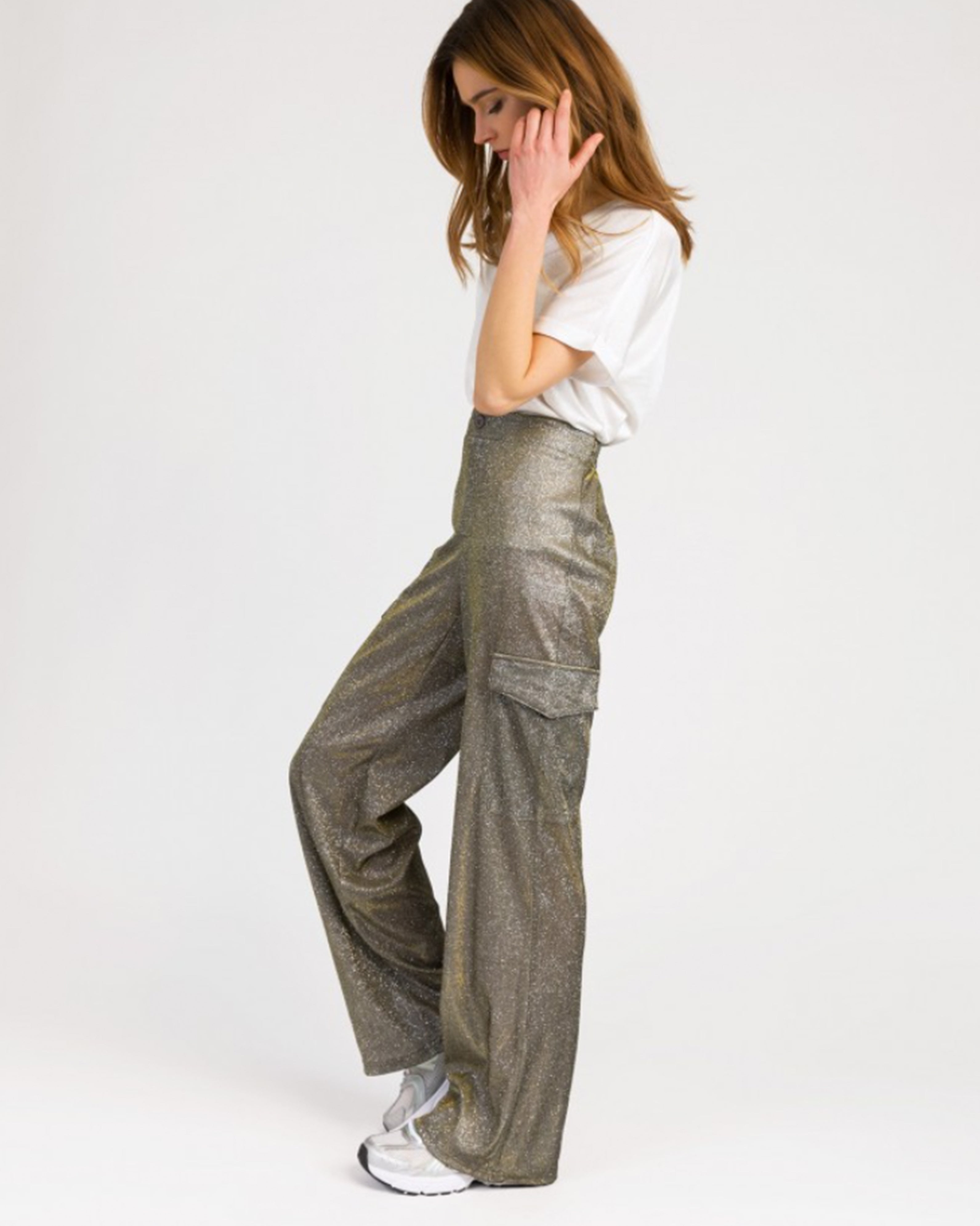 Pili Glitter Cargo Pants